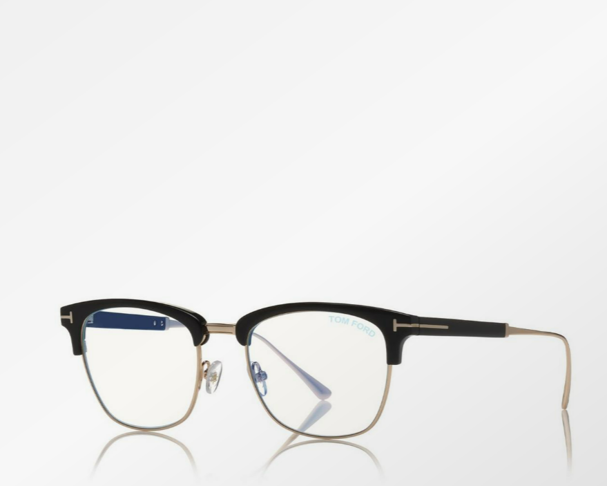 Tom Ford Blue Block Brown Line Eyeglasses