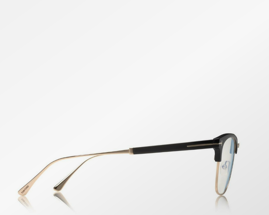 Tom Ford Blue Block Brown Line Eyeglasses