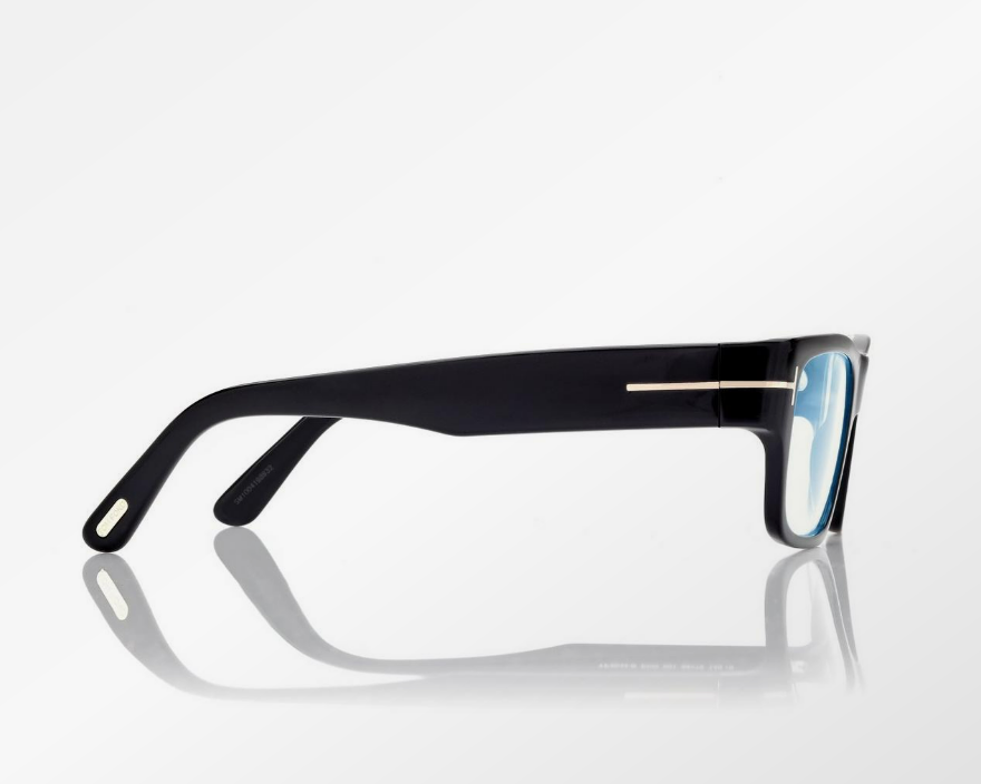 Tom Ford Blue Block Rectangular Eyeglasses