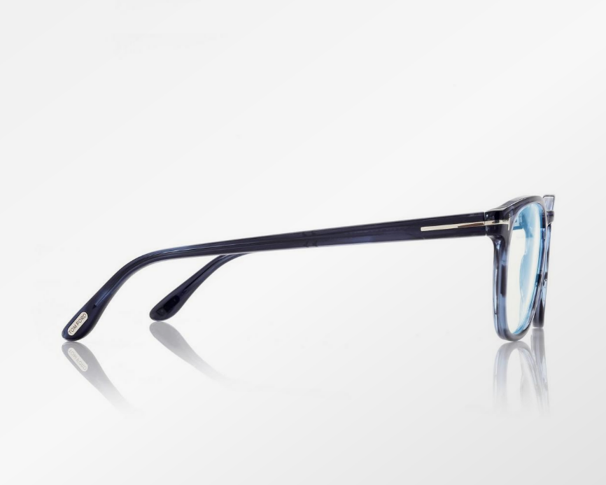 Tom Ford Blue Block Round Eyeglasses
