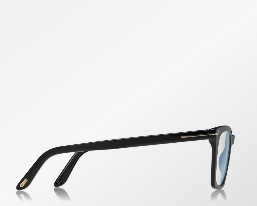 Tom Ford Blue Block Square Eyeglasses