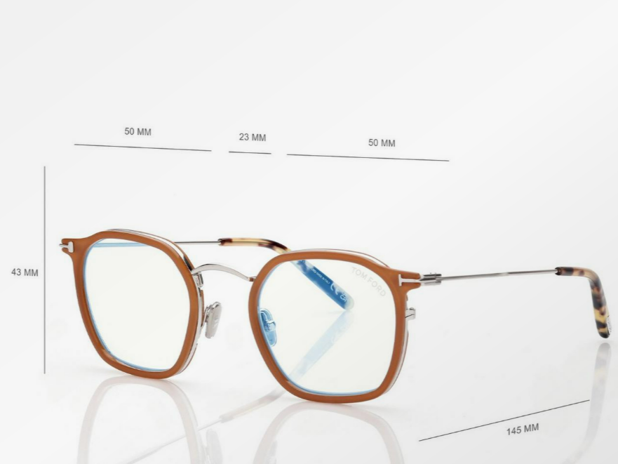 Tom Ford Blue Block Round Eyeglasses
