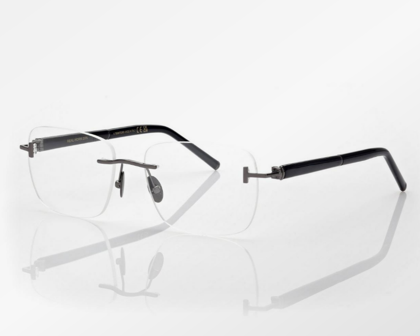 Tom Ford Horn and Titanium Rectangular