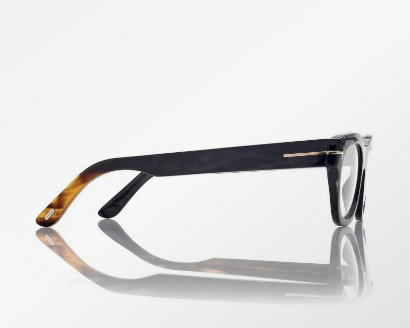 Tom Ford Rectangular Horn Eyeglasses