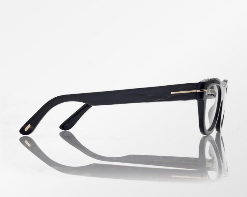 Tom Ford Rectangular Horn Eyeglasses