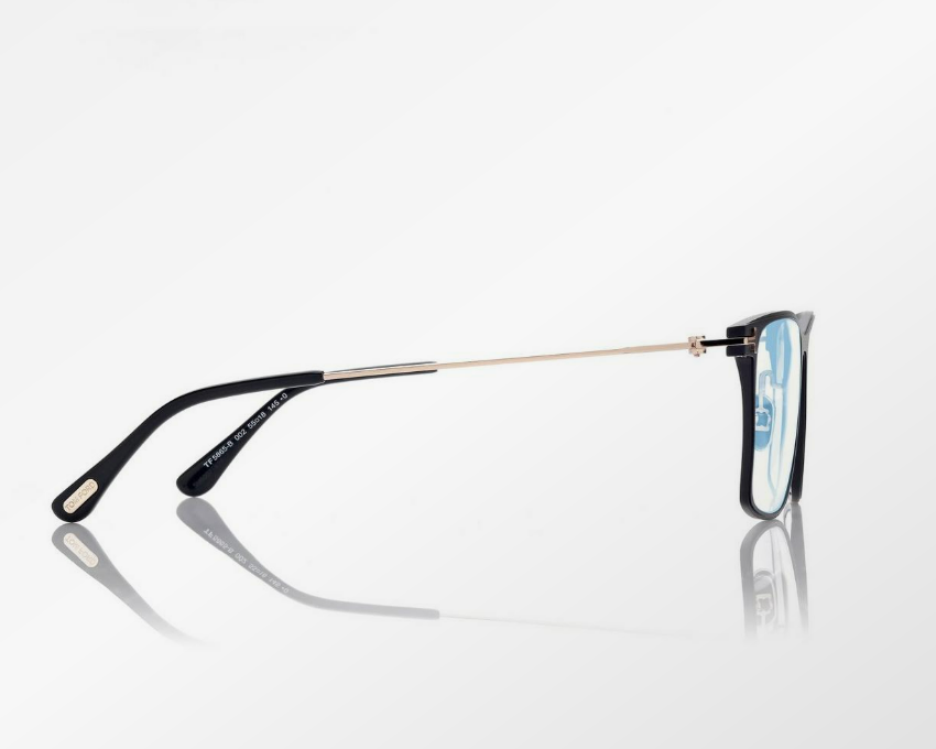 Tom Ford Blue Block Square Eyeglasses