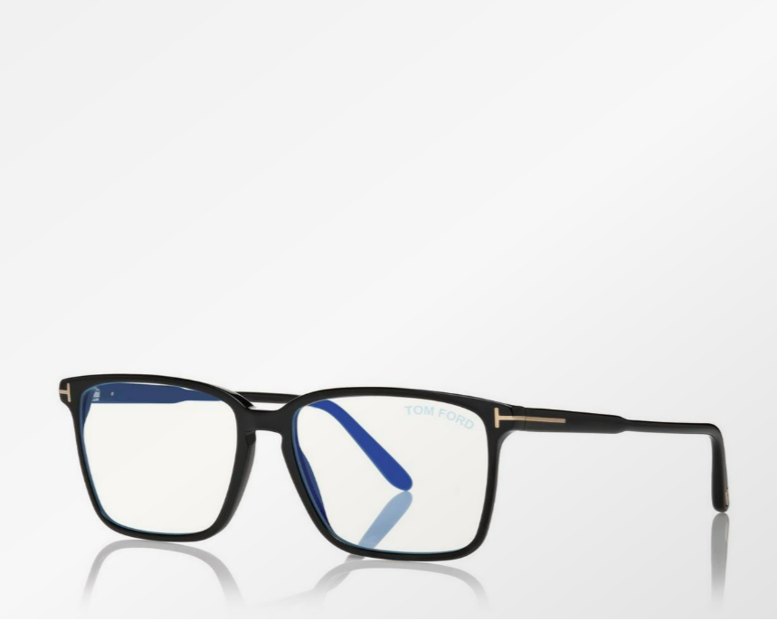Tom Ford Blue Block Soft Square Eyeglasses