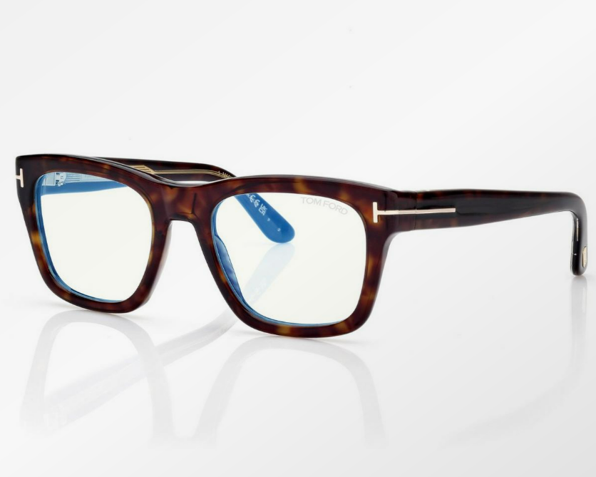 Tom Ford Blue Block Icon Blue Block Square Eyeglasses