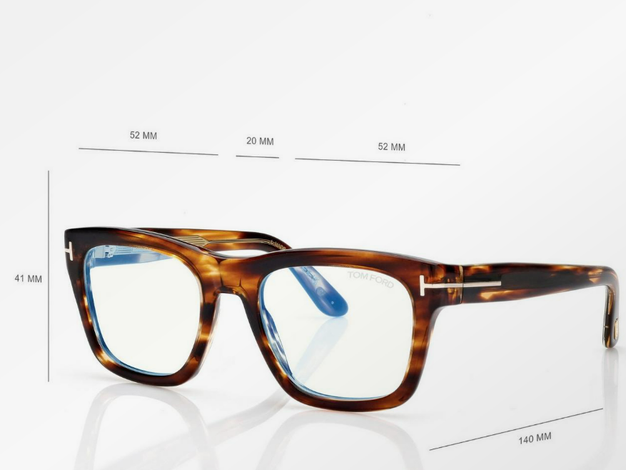 Tom Ford Blue Block Icon Blue Block Square Eyeglasses