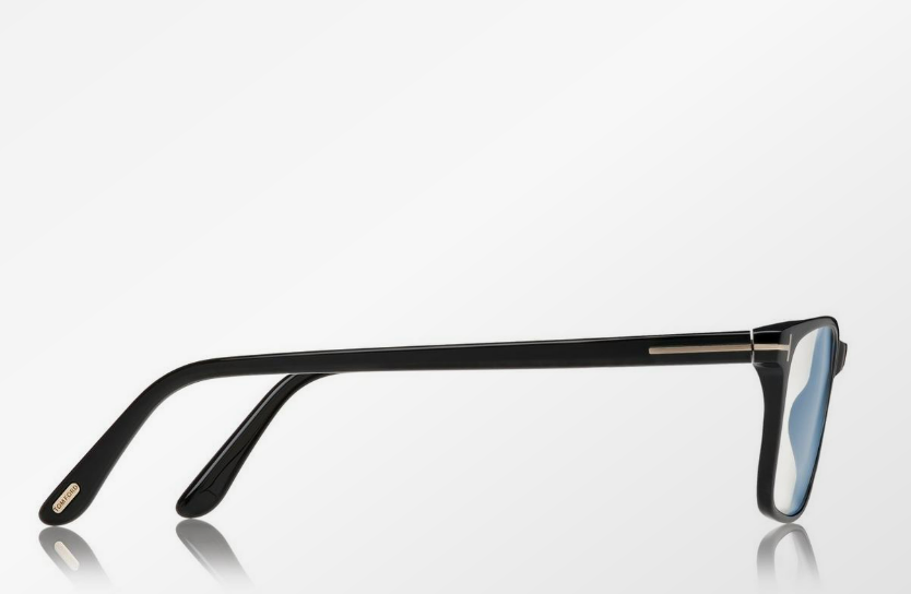 Tom Ford Blue Block Rectangular Eyeglasses