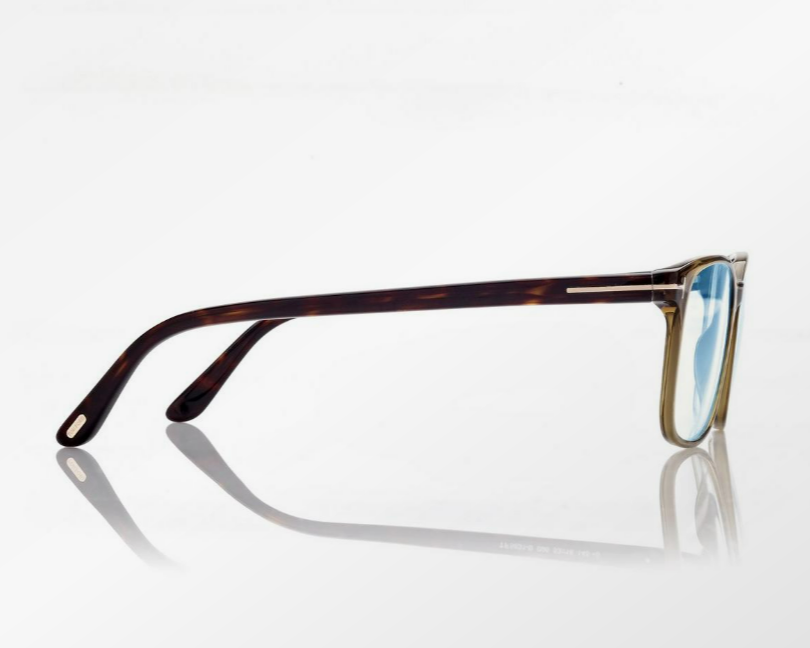 Tom Ford Blue Block Square Eyeglasses