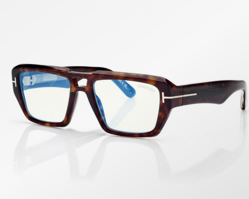 Tom Ford Icon Blue Block Navigator Eyeglasses