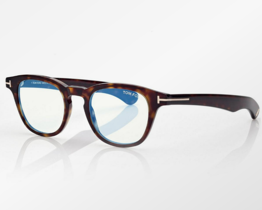 Tom Ford Blue Block Round Eyeglasses