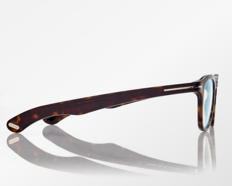 Tom Ford Blue Block Round Eyeglasses