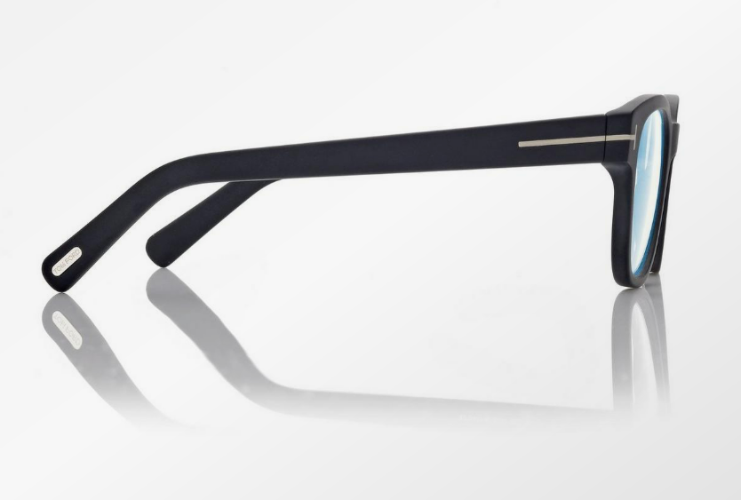 Tom Ford Blue Block Square Eyeglasses
