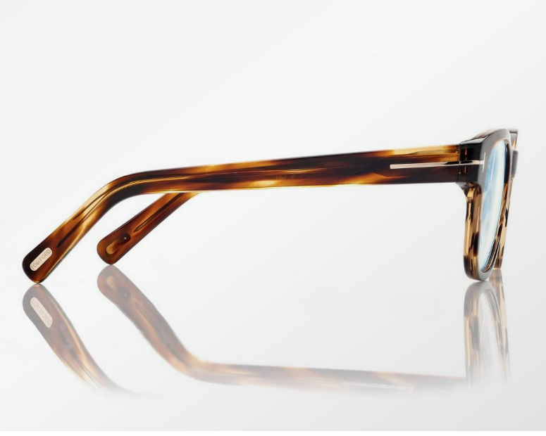 Tom Ford Blue Block Square Eyeglasses