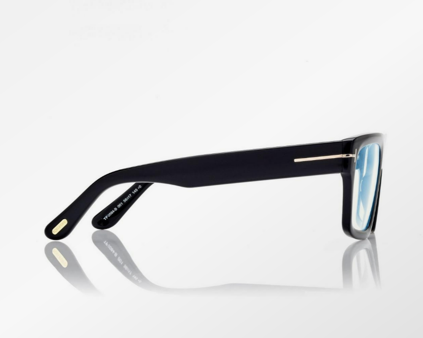 Tom Ford Blue Block Rectangular Eyeglasses
