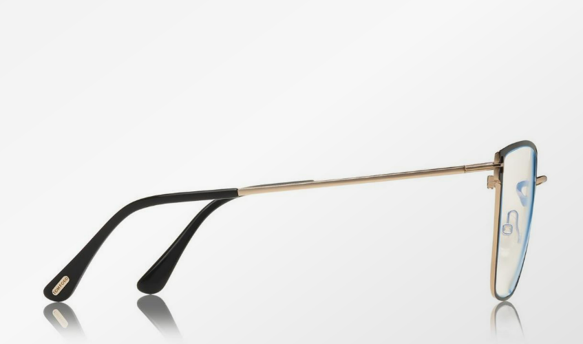 Tom Ford Blue Block Soft Square Eyeglasses