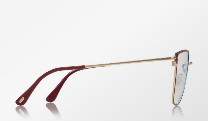 Tom Ford Blue Block Soft Square Eyeglasses