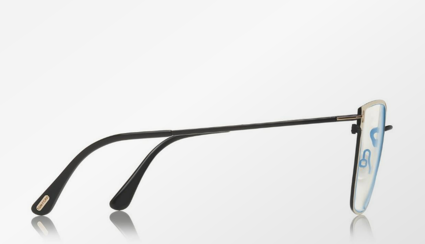 Tom Ford Blue Block Soft Square Eyeglasses