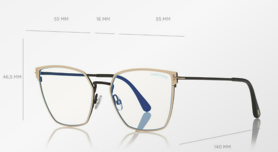 Tom Ford Blue Block Soft Square Eyeglasses