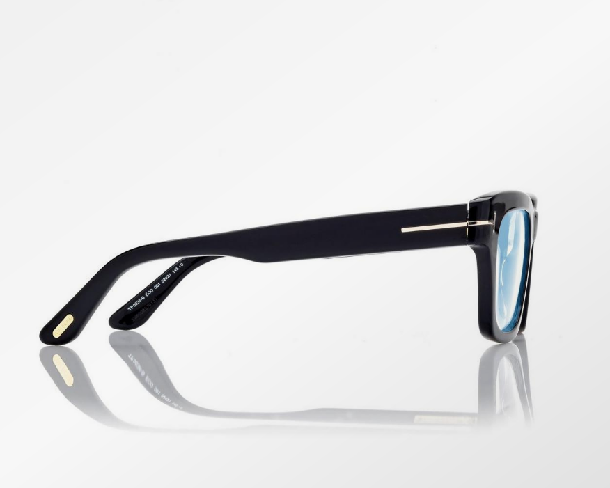 Tom Ford Blue Block Rectangular Eyeglasses