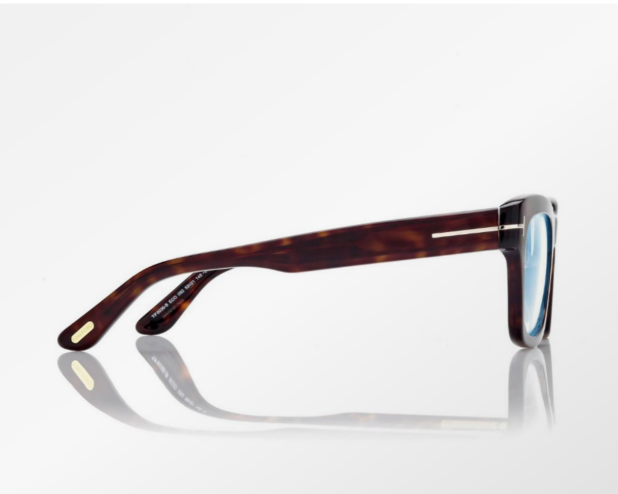 Tom Ford Blue Block Rectangular Eyeglasses