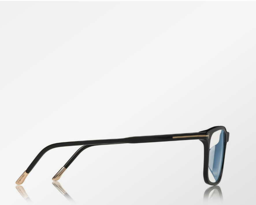 Tom Ford Blue Block Square Eyeglasses