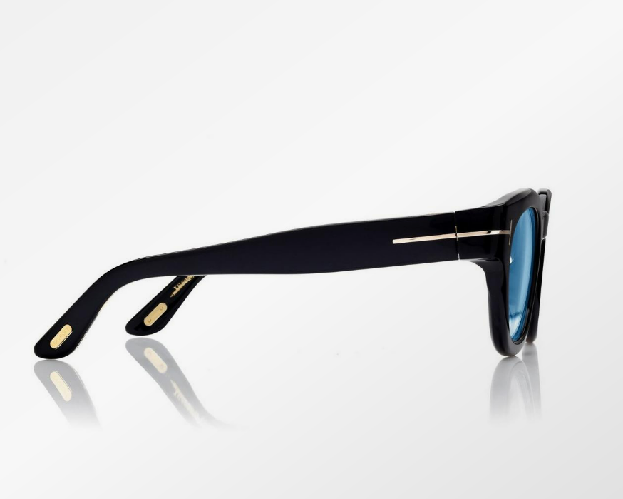 Tom Ford Icon Blue Block Round Eyeglasses