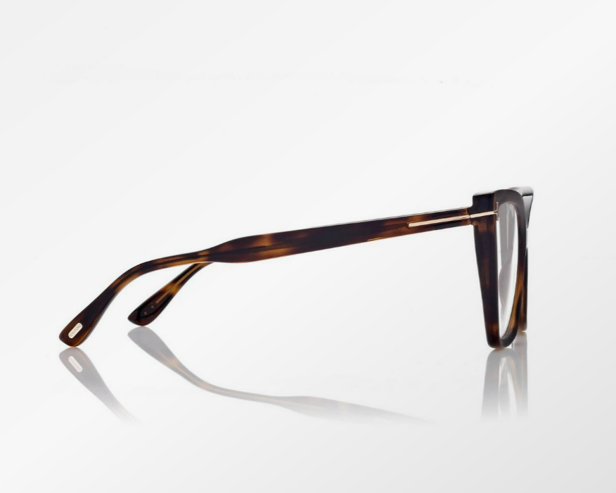 Tom Ford Blue Block Square Cat Eye Eyeglasses