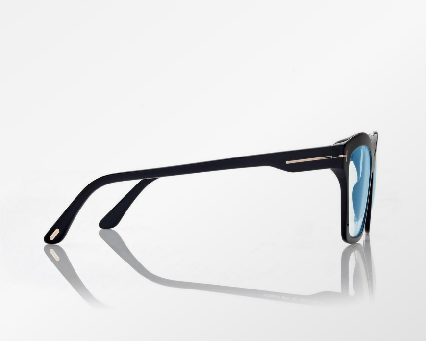 Tom Ford Blue Block Square Eyeglasses