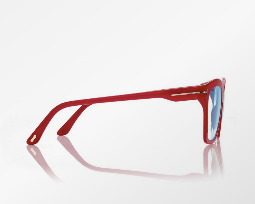 Tom Ford Blue Block Square Eyeglasses