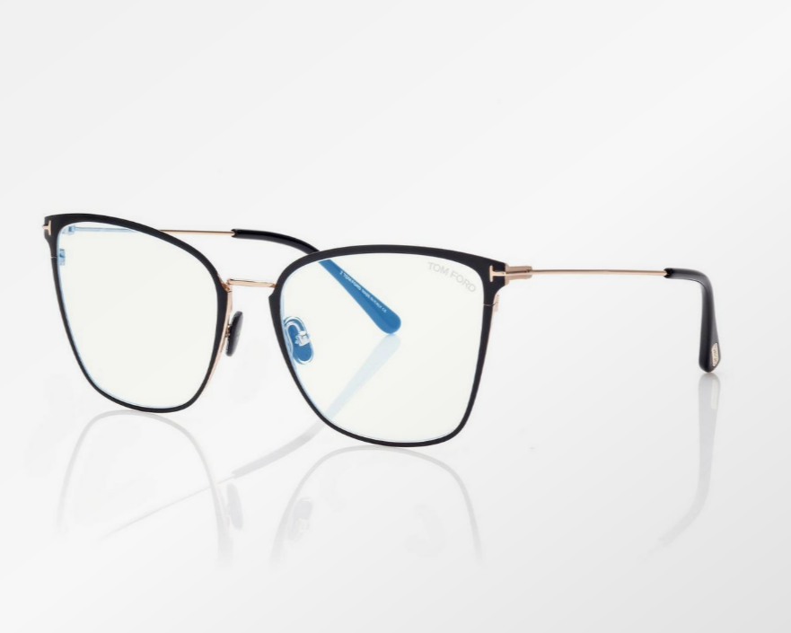 Tom Ford Blue Block Soft Butterfly Eyeglasses