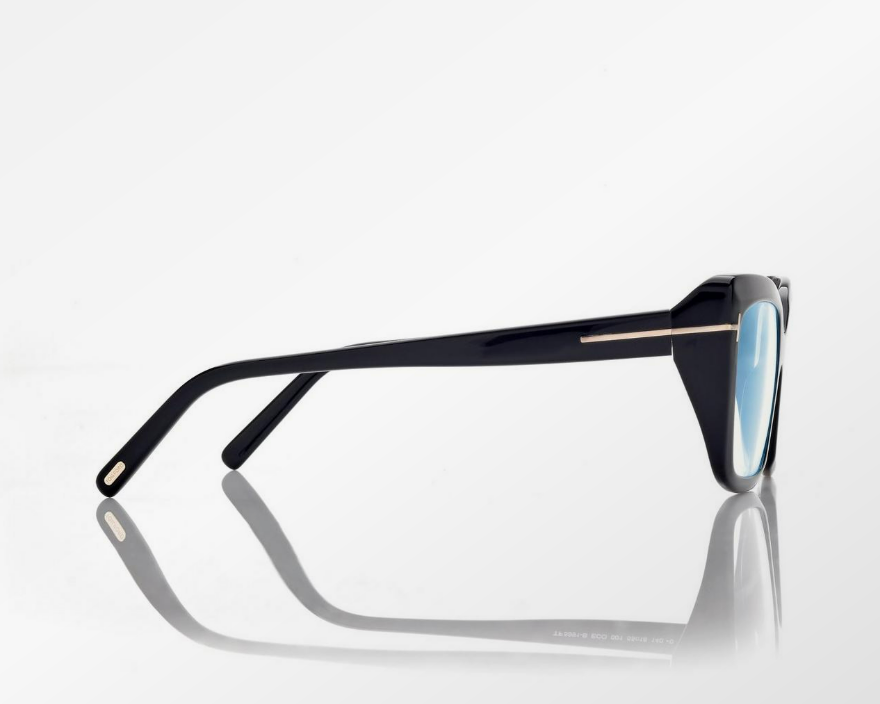 Tom Ford Blue Block Rectangular Eyeglasses