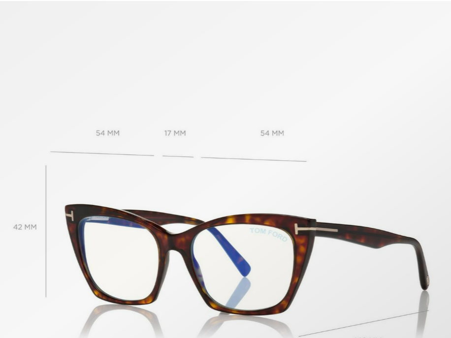 Tom Ford Blue Block Cat Eye Eyeglasses