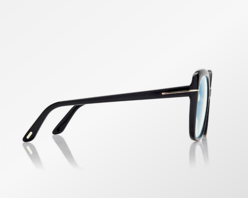 Tom Ford Blue Block Square Eyeglasses