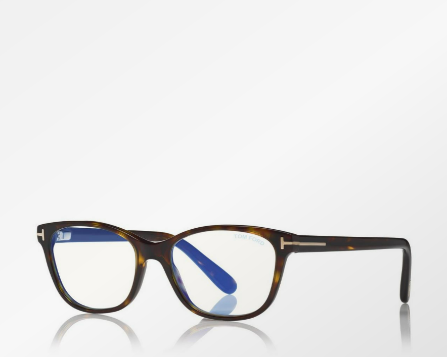 Tom Ford Blue Block Soft Square Eyeglasses