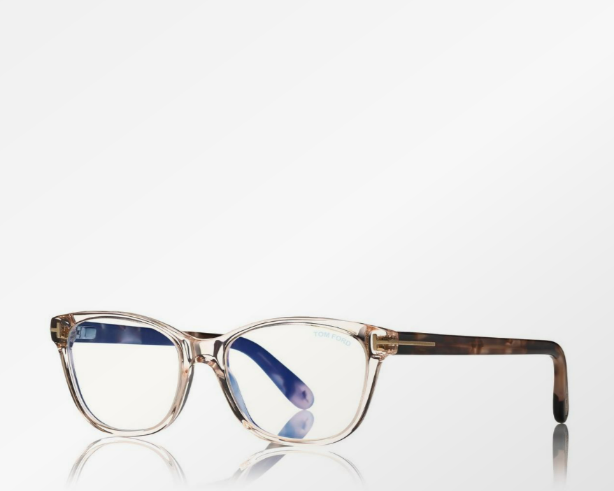 Tom Ford Blue Block Soft Square Eyeglasses