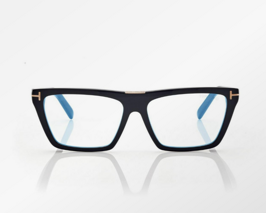 Tom Ford Blue Block Square Eyeglasses