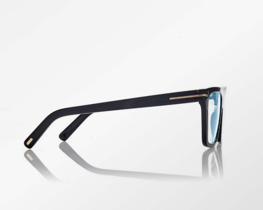 Tom Ford Blue Block Square Eyeglasses
