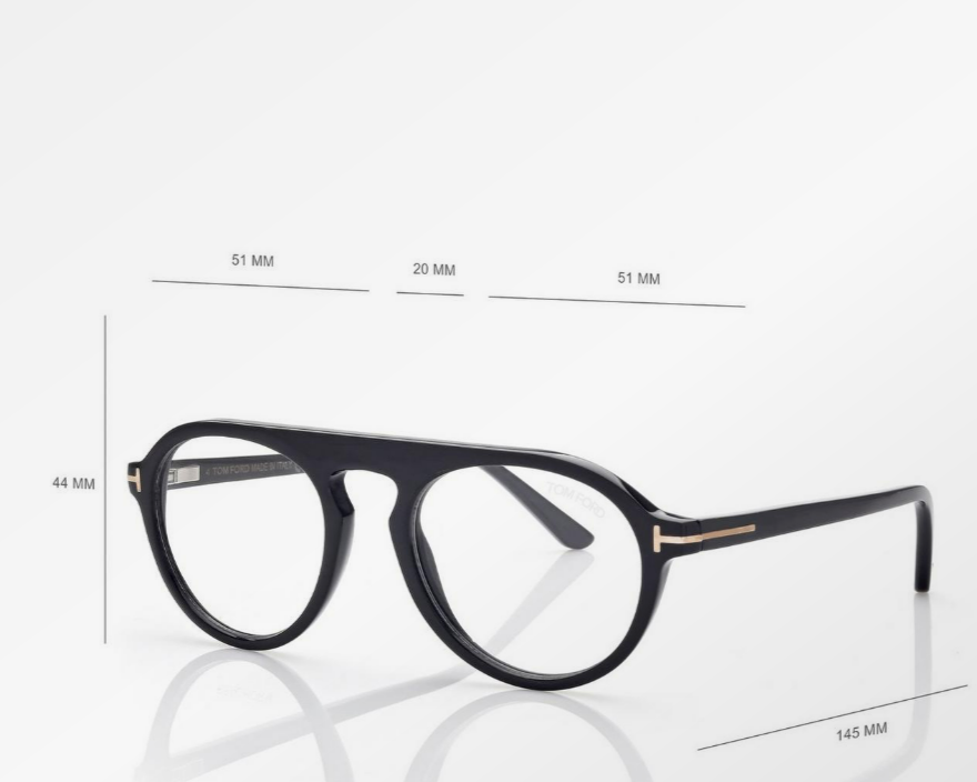 Tom Ford Pilot Horn Eyeglasses