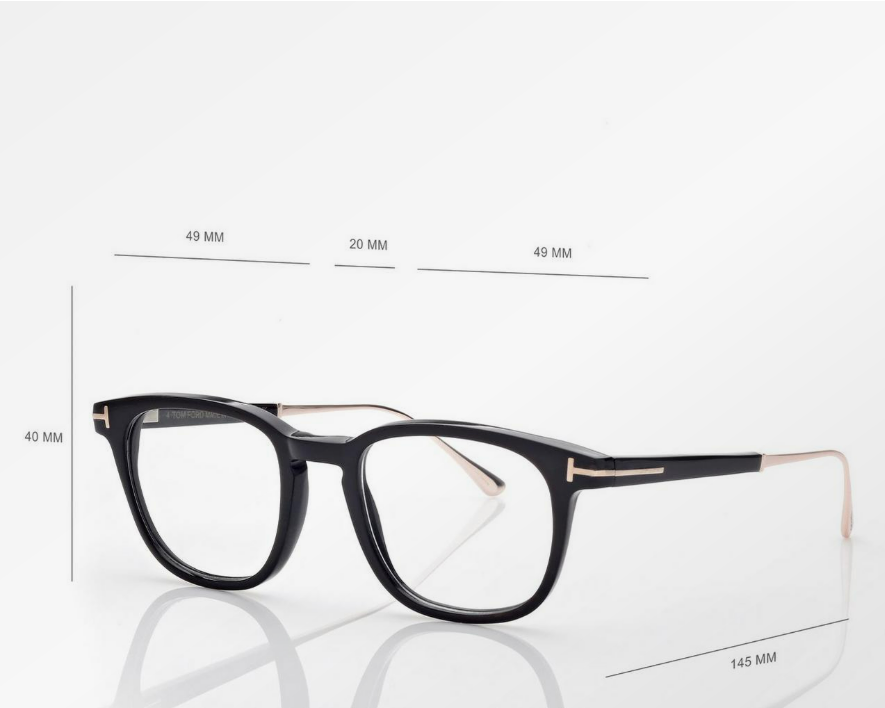 Tom Ford Square Horn Eyeglasses