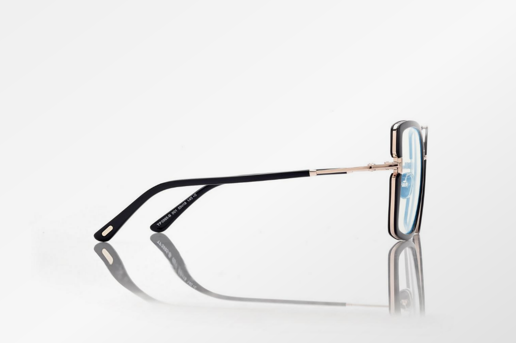 Tom Ford Blue Block Square Eyeglasses