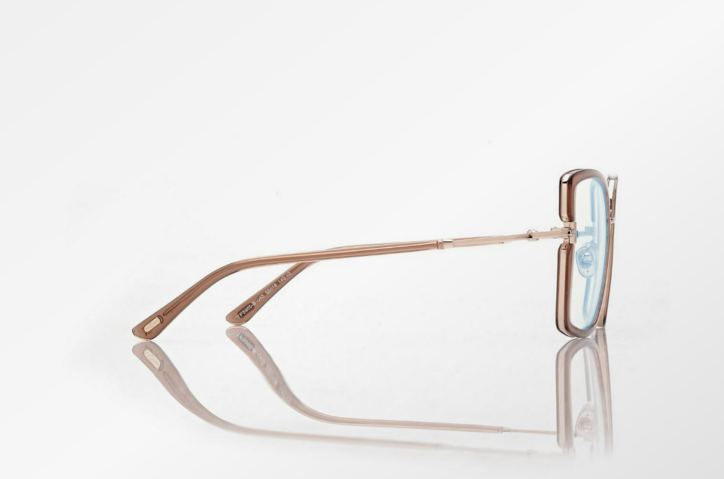 Tom Ford Blue Block Square Eyeglasses