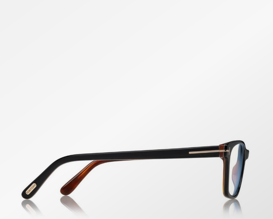 Tom Ford Blue Block Classical Rectangular Eyeglasses