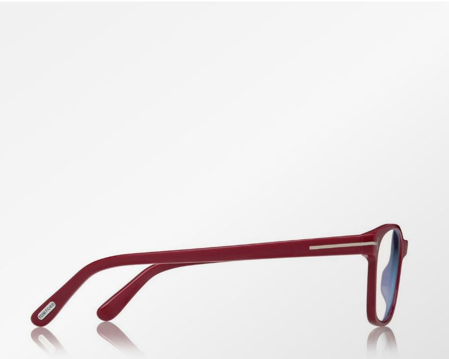 Tom Ford Blue Block Classical Rectangular Eyeglasses