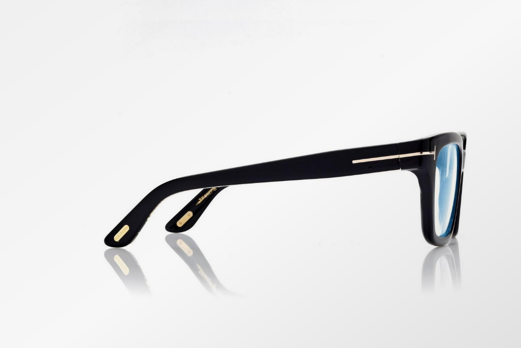 Tom Ford Icon Blue Block Square Eyeglasses