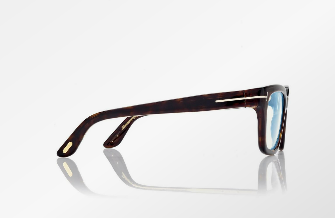 Tom Ford Icon Blue Block Square Eyeglasses