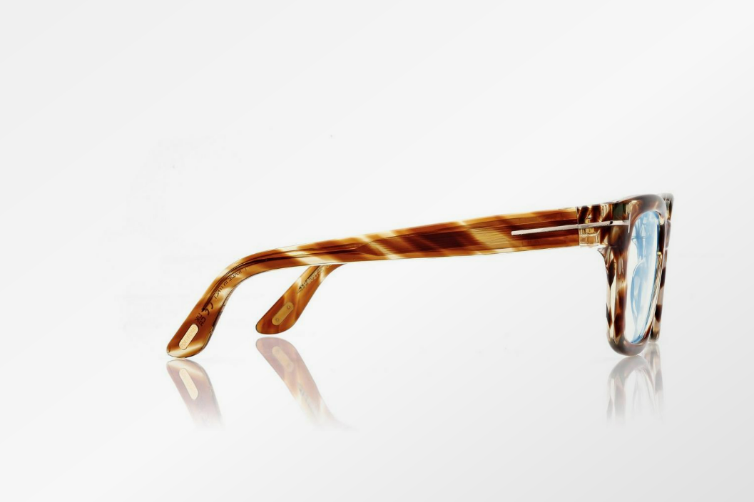 Tom Ford Icon Blue Block Square Eyeglasses