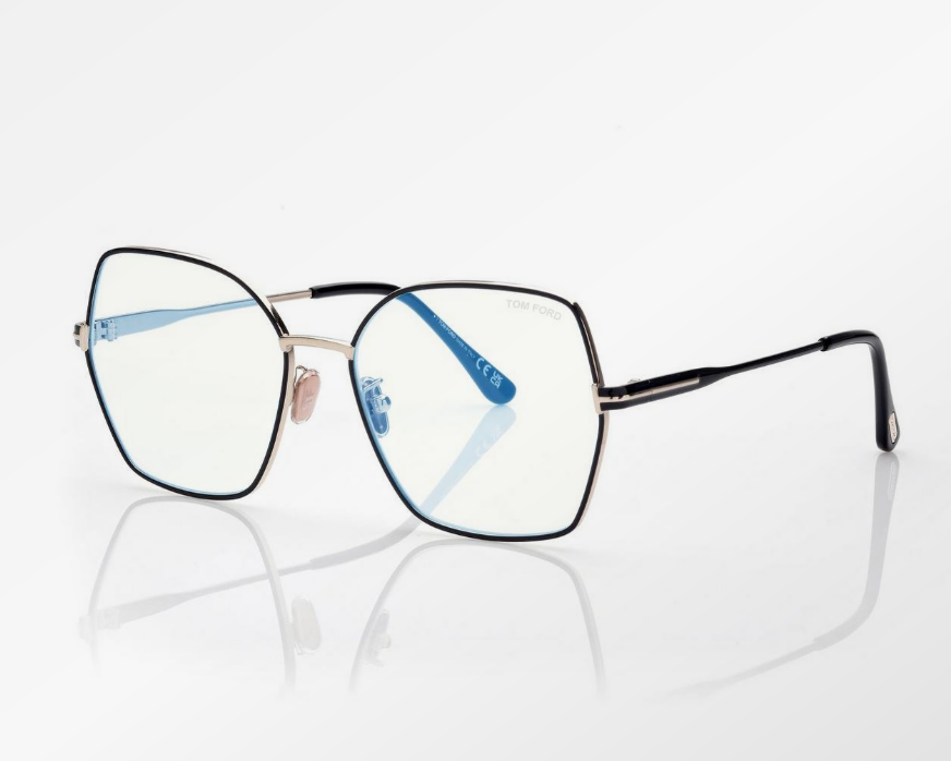 Tom Ford Blue Block Butterfly Eyeglasses